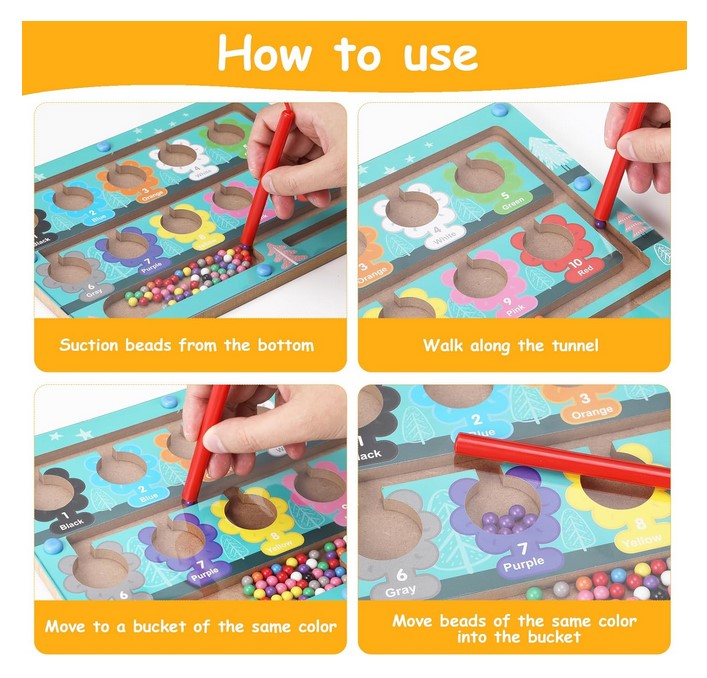 Magnetic Color Classification Labyrinth - Image 3