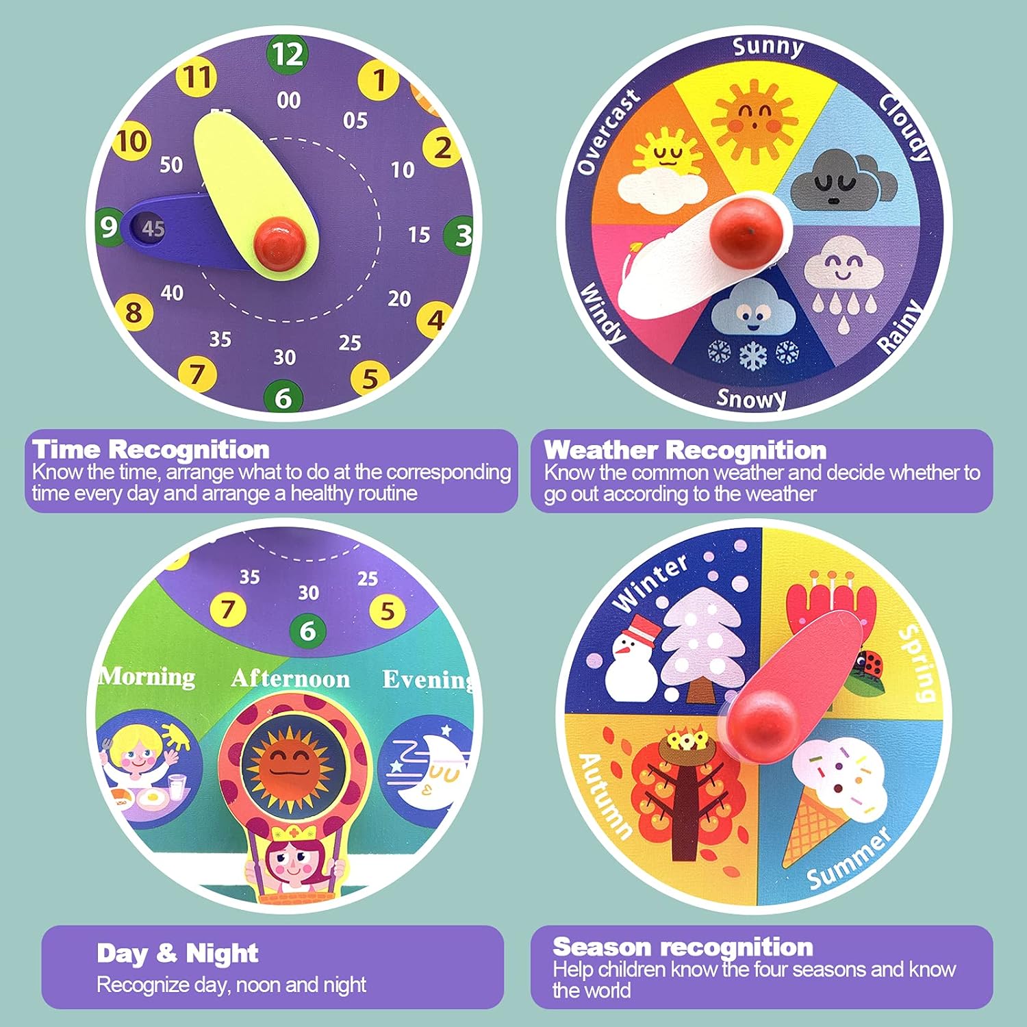 Lion Calendar Clock - Image 4