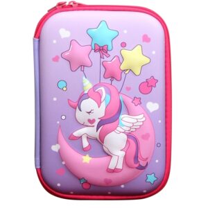 Unicorn Hard Shell 3D Pencil Case