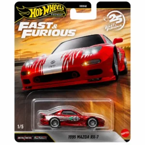 Hot Wheels Premium Fast and Furious 1995 Mazda RX-7 die-cast collectible car