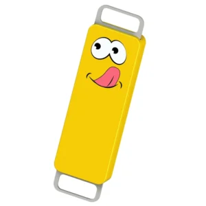 NiraToys Queaky Squeaky Noise Maker Toy – Yellow Funny Face Prank Toy for Kids and Adults